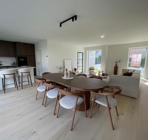 Interieur van nieuwbouw woning te Brugge realisatie by Transparant Projects
