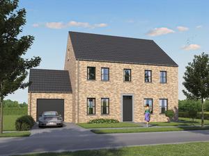 Voorgevel van nieuwbouw woning te Brugge (Sint-Kruis) by Transparant Projects