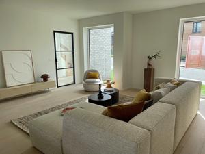 Interieur van nieuwbouw woning te Brugge realisatie by Transparant Projects